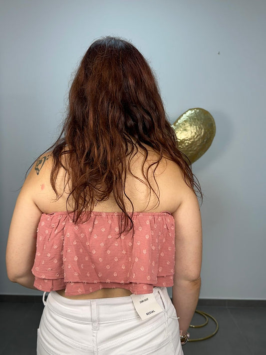 Top Plumeti rosa