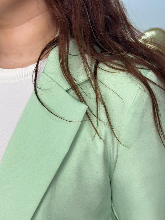Blazer verde menta