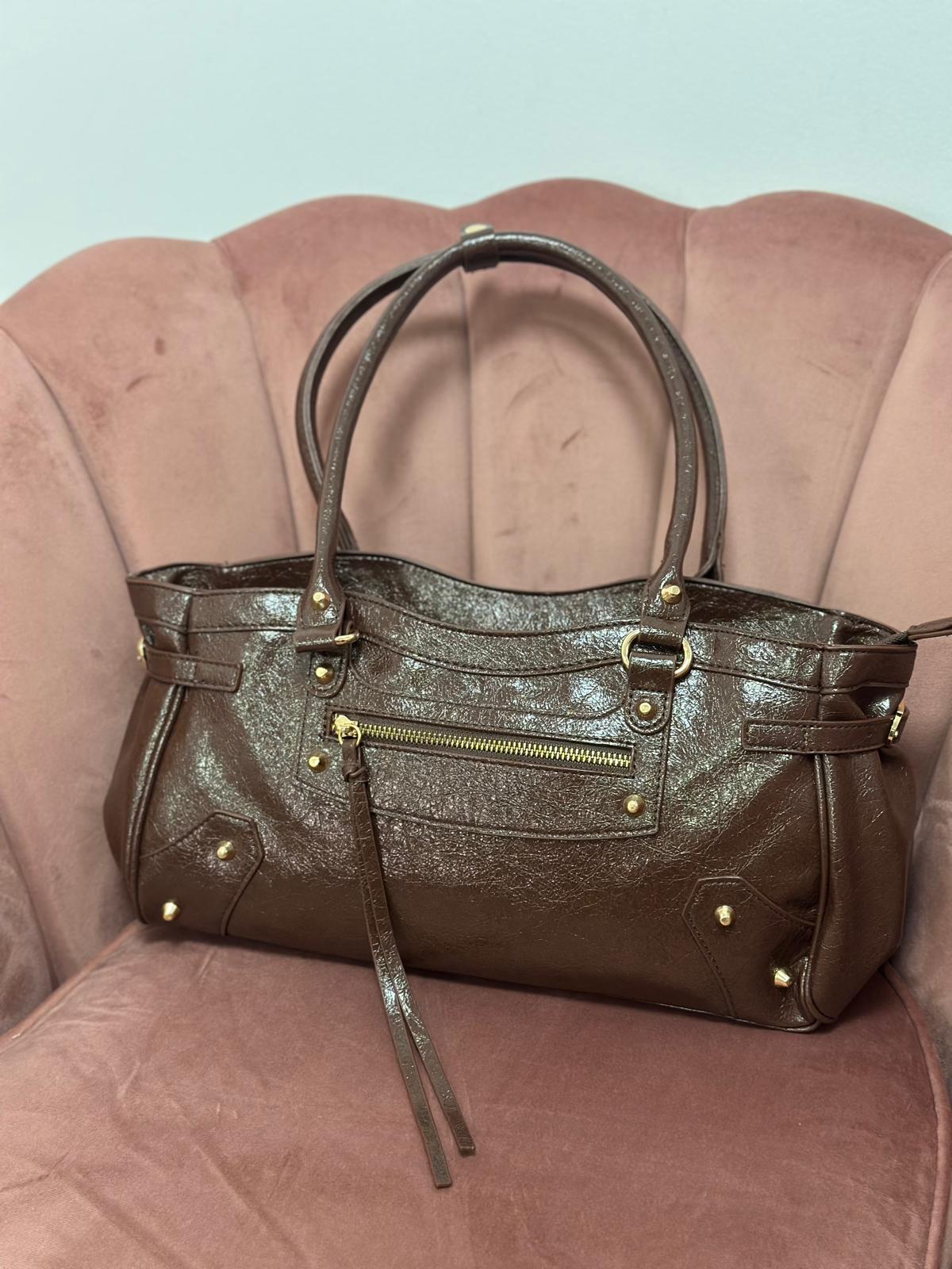 Bolso Mónaco marrón chocolate