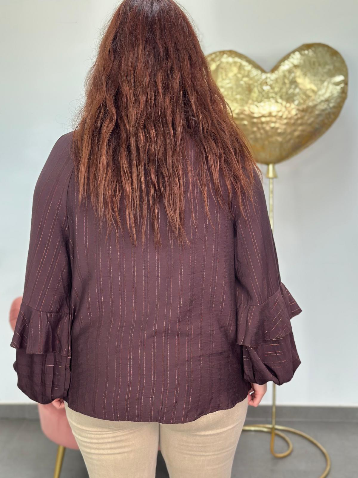 Blusa Gala berenjena
