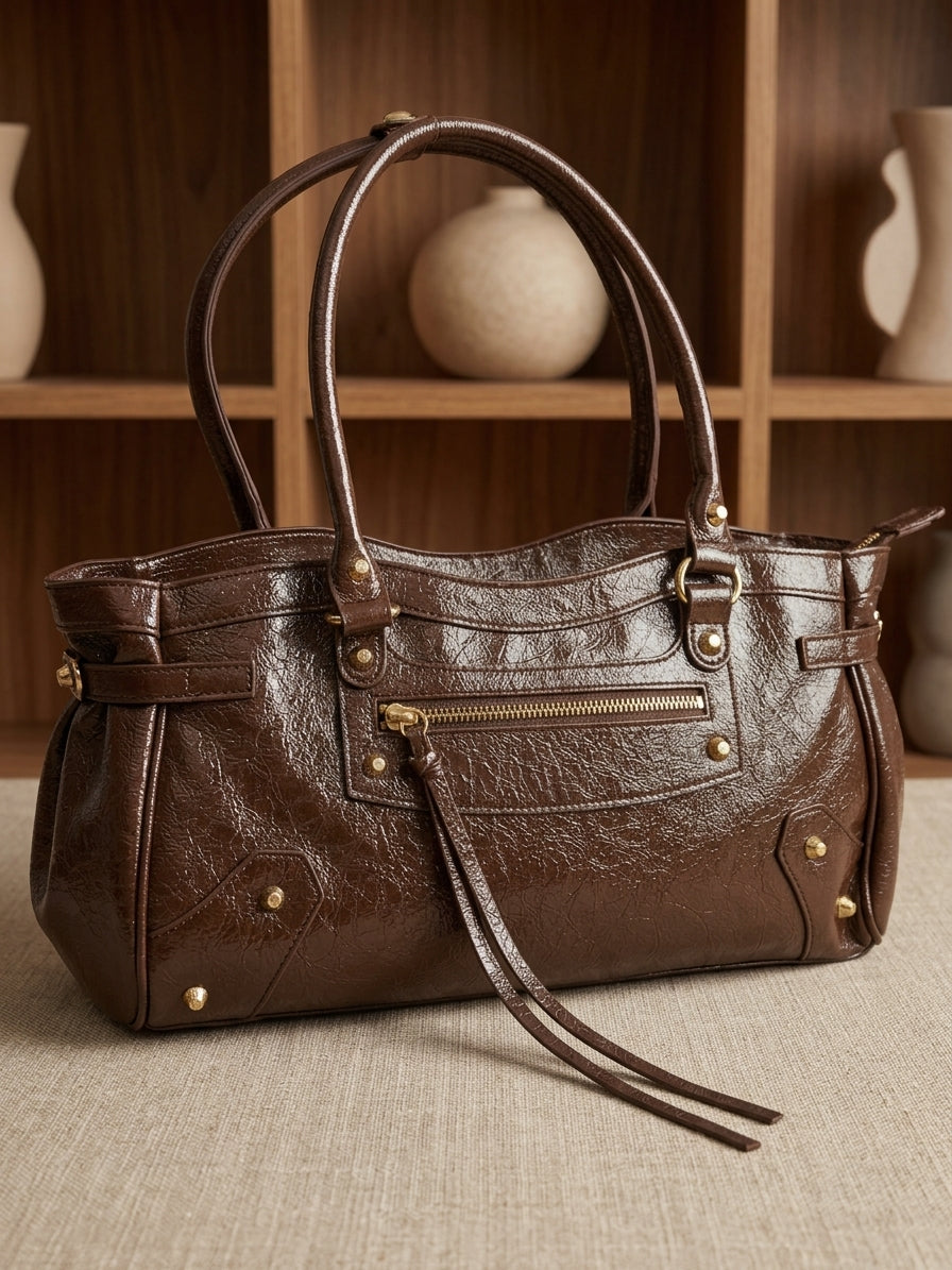 Bolso Mónaco marrón chocolate