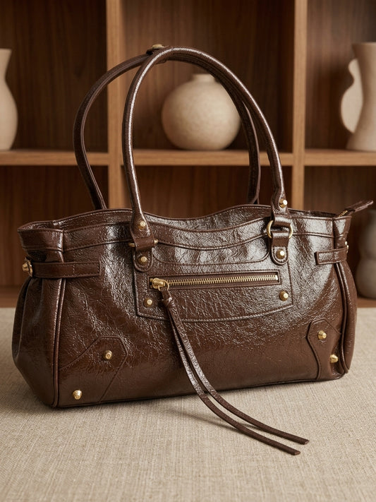 Bolso Mónaco marrón chocolate