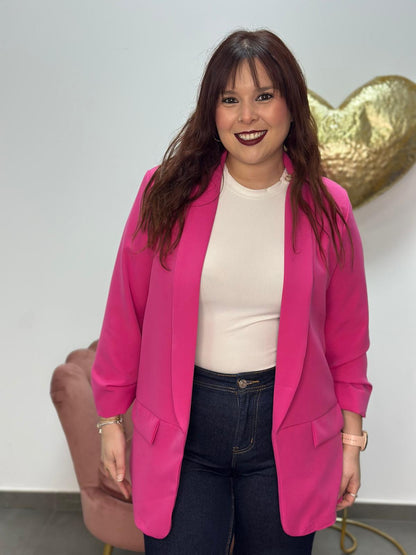 Blazer Puerto fucsia