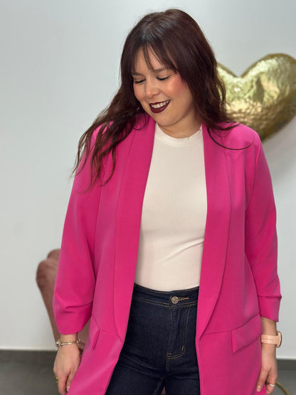 Blazer Puerto fucsia