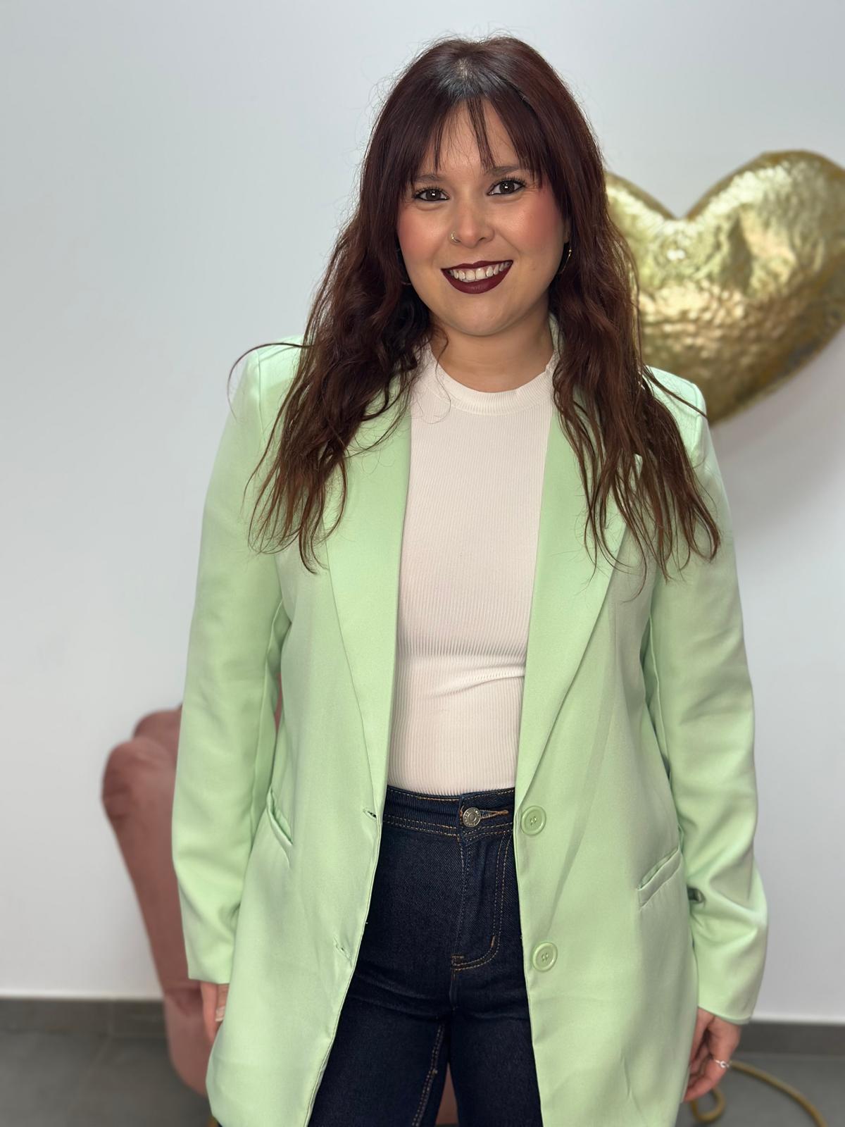 Blazer verde menta