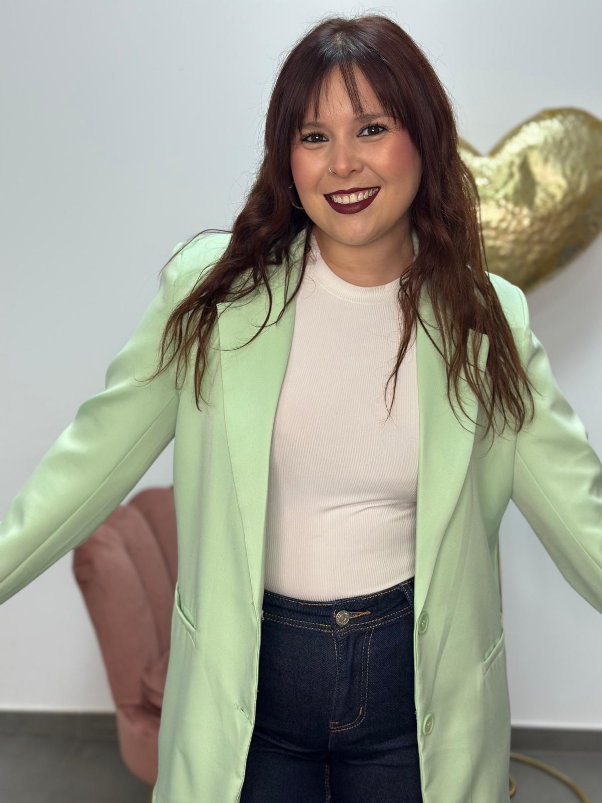 Blazer verde menta
