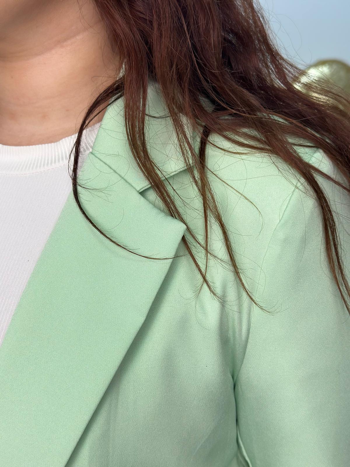 Blazer verde menta