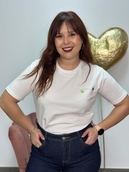 Camiseta Primavera blanca