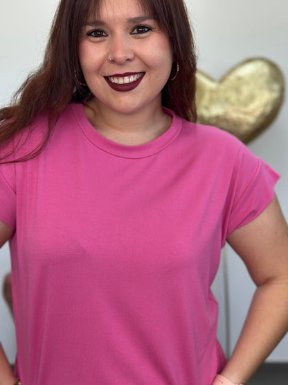 Camiseta Basic fucsia