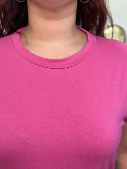Camiseta Basic fucsia