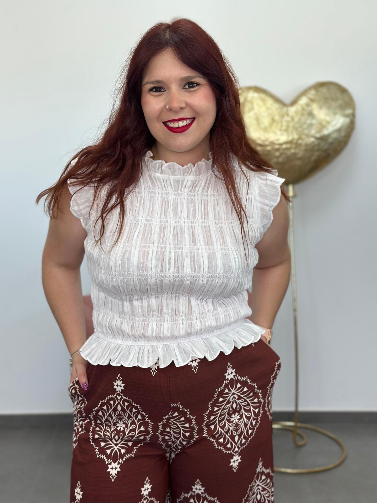 Top Mía blanco