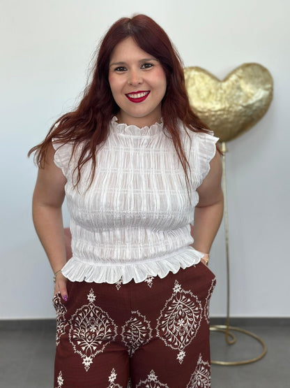 Top Mía blanco