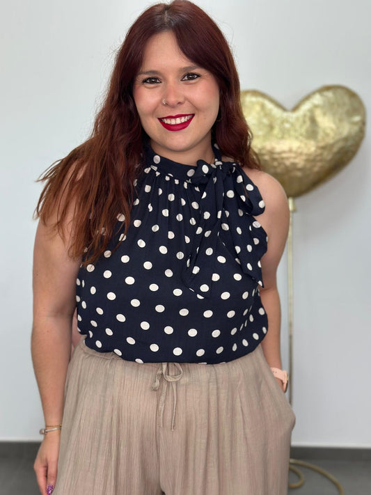 Blusa Gala azul marino