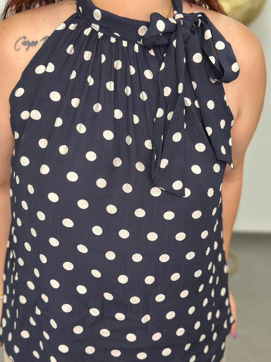 Blusa Gala azul marino