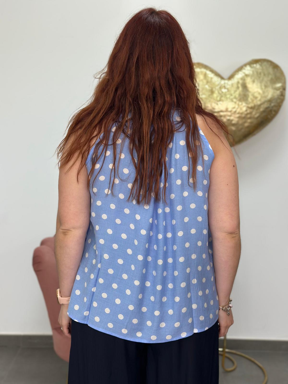 Blusa Gala celeste