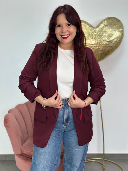 Blazer Puerto berenjena