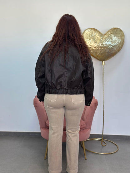 Vaquero botones beige