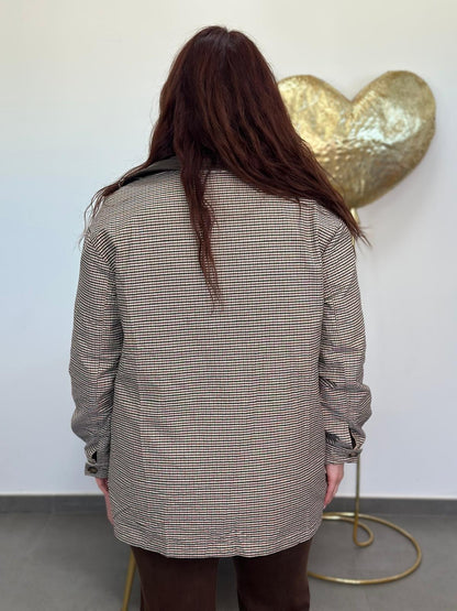 Chaqueta Reversible Londres beige