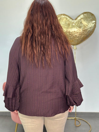 Blusa Gala berenjena